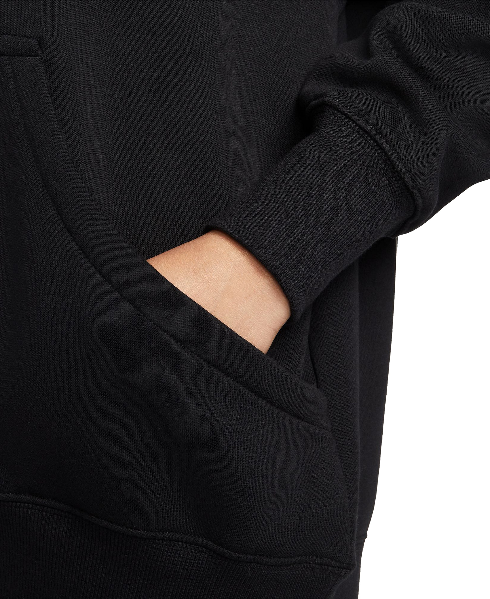 Nike Women's Sportswear Phoenix Fleece Oversized Pullover Hoodie - Black/sail