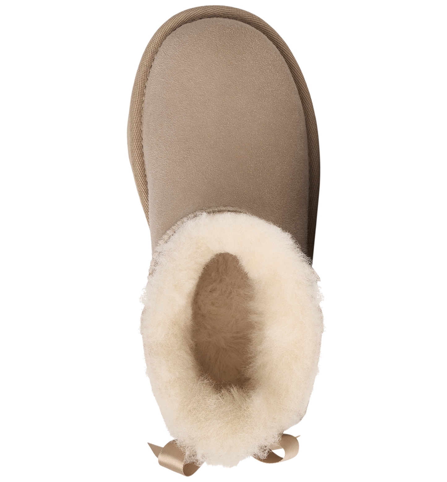 UGG® Kids Ultra Mini Bailey Bow Round Toe Booties - Sand