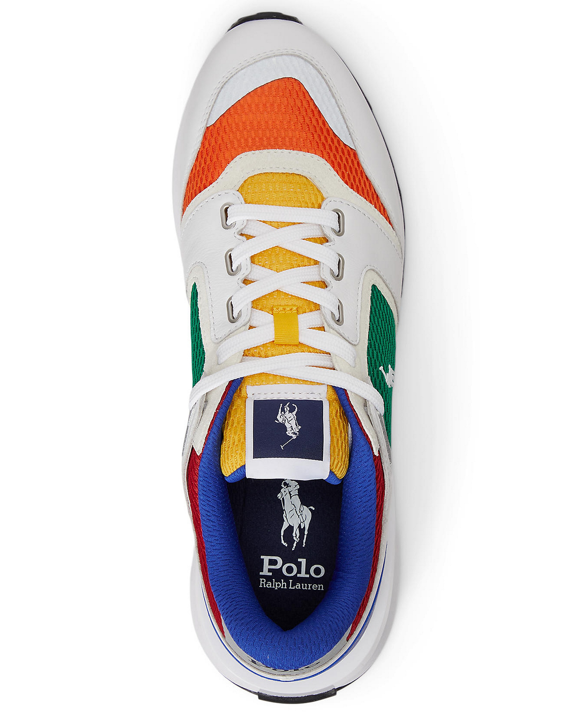Polo Ralph Lauren Men's Train 89 V2 Running Sneakers - Erin Green Multi