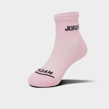 Girls' Big Kids' Jordan Cushioned Ankle Socks (6-Pack) - Pink Foam/White/Grey - view 4