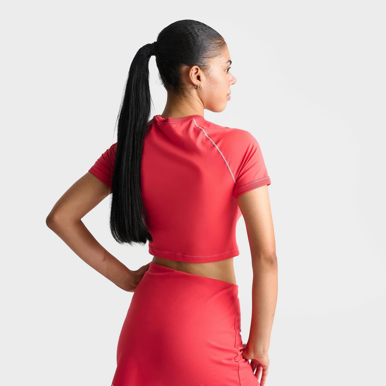 Women's Jordan Brooklyn Short-Sleeve Top - Track Red/Sail/Sail - view 4
