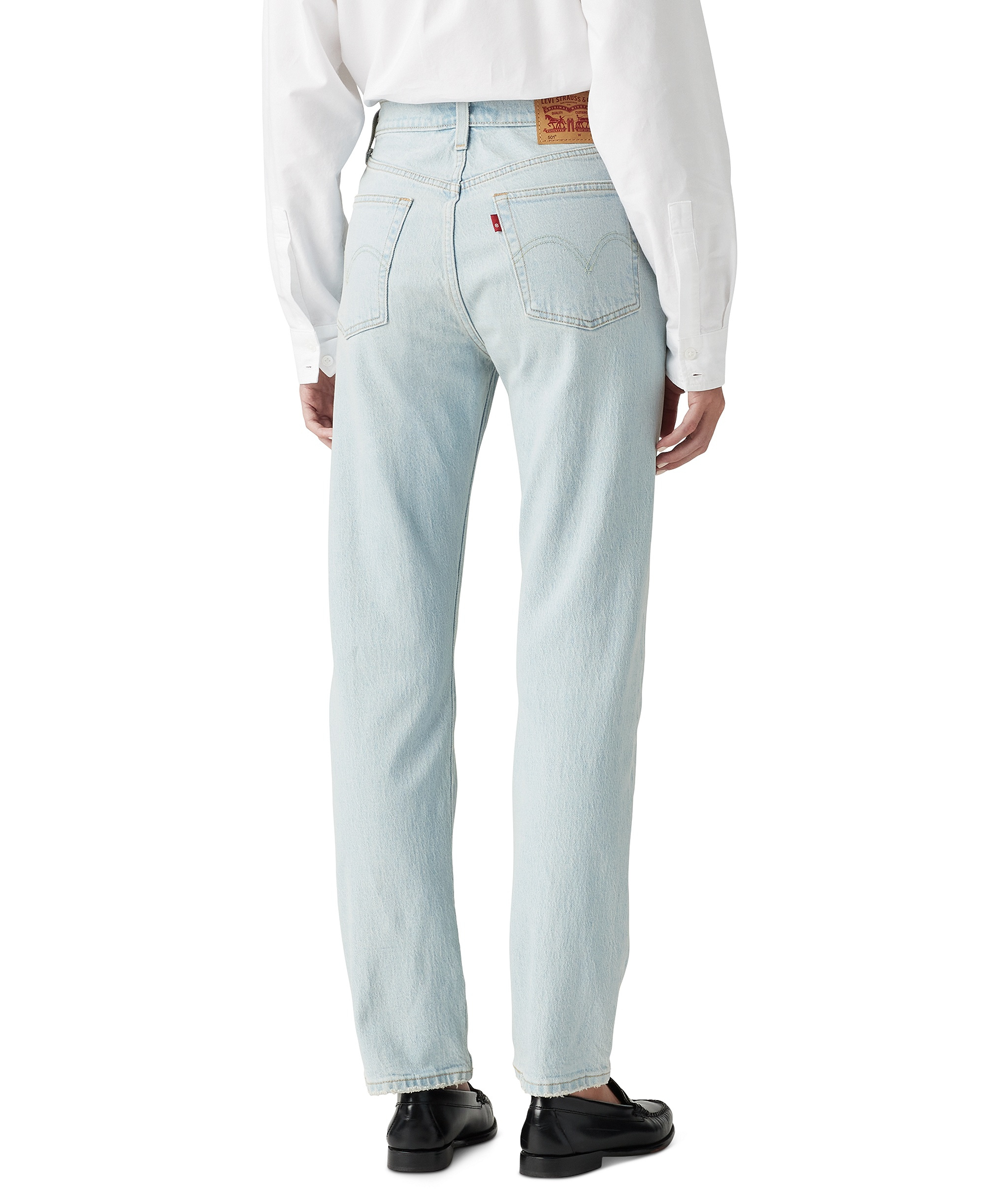 Levi's Women's 501 Original-Fit Straight-Leg Jeans - Stepped Away
