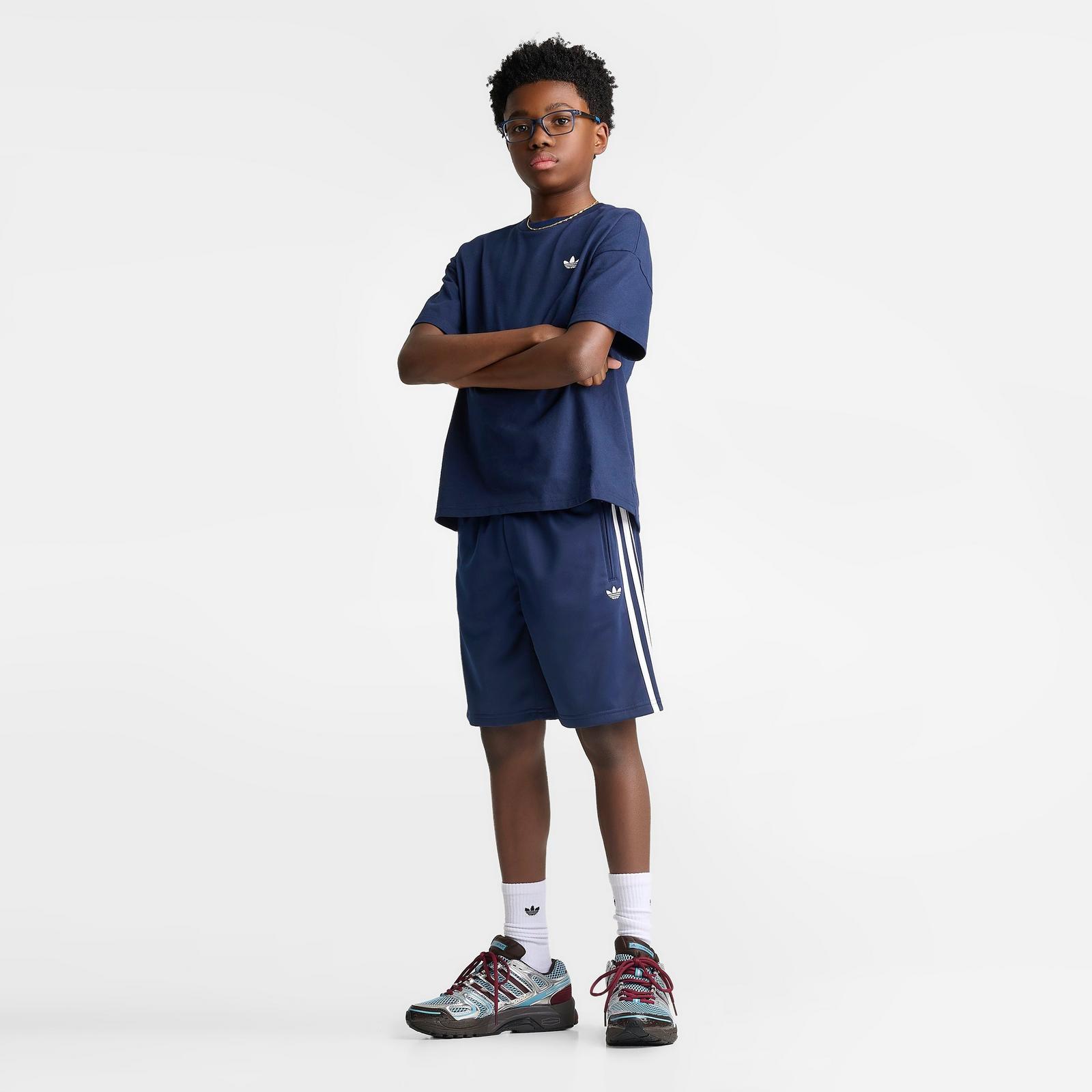Big Kids' adidas Originals Firebird Shorts - Night Indigo - view 2