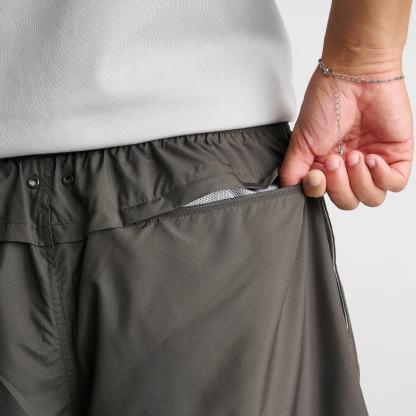 Men's Nithtke Windrunner Lightweight Woven Shorts - Newsprint/Grey Fog/White