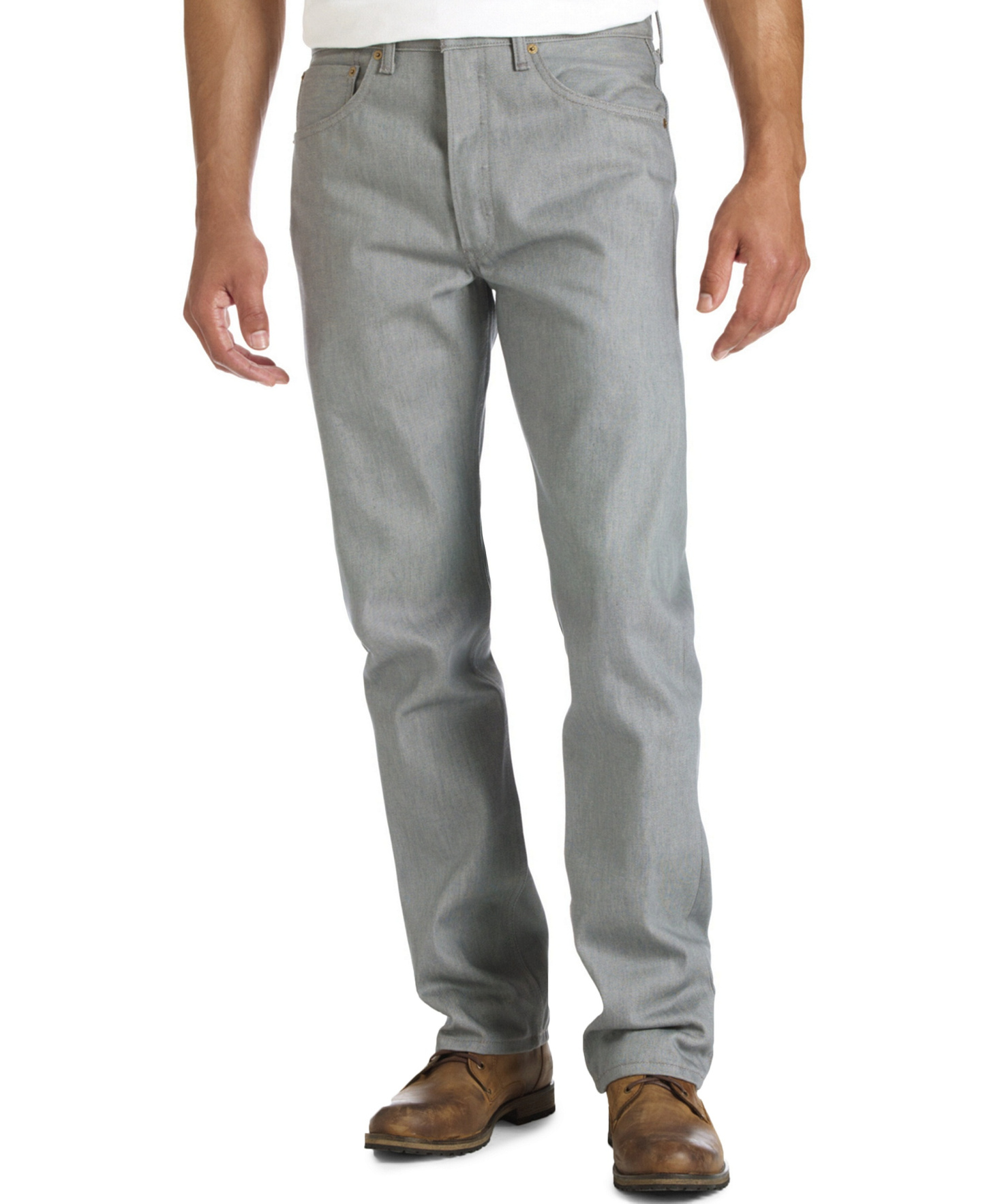 Levi's Men's 501® Original Shrink-to-Fit™ Non-Stretch Jeans - Silver Rigid