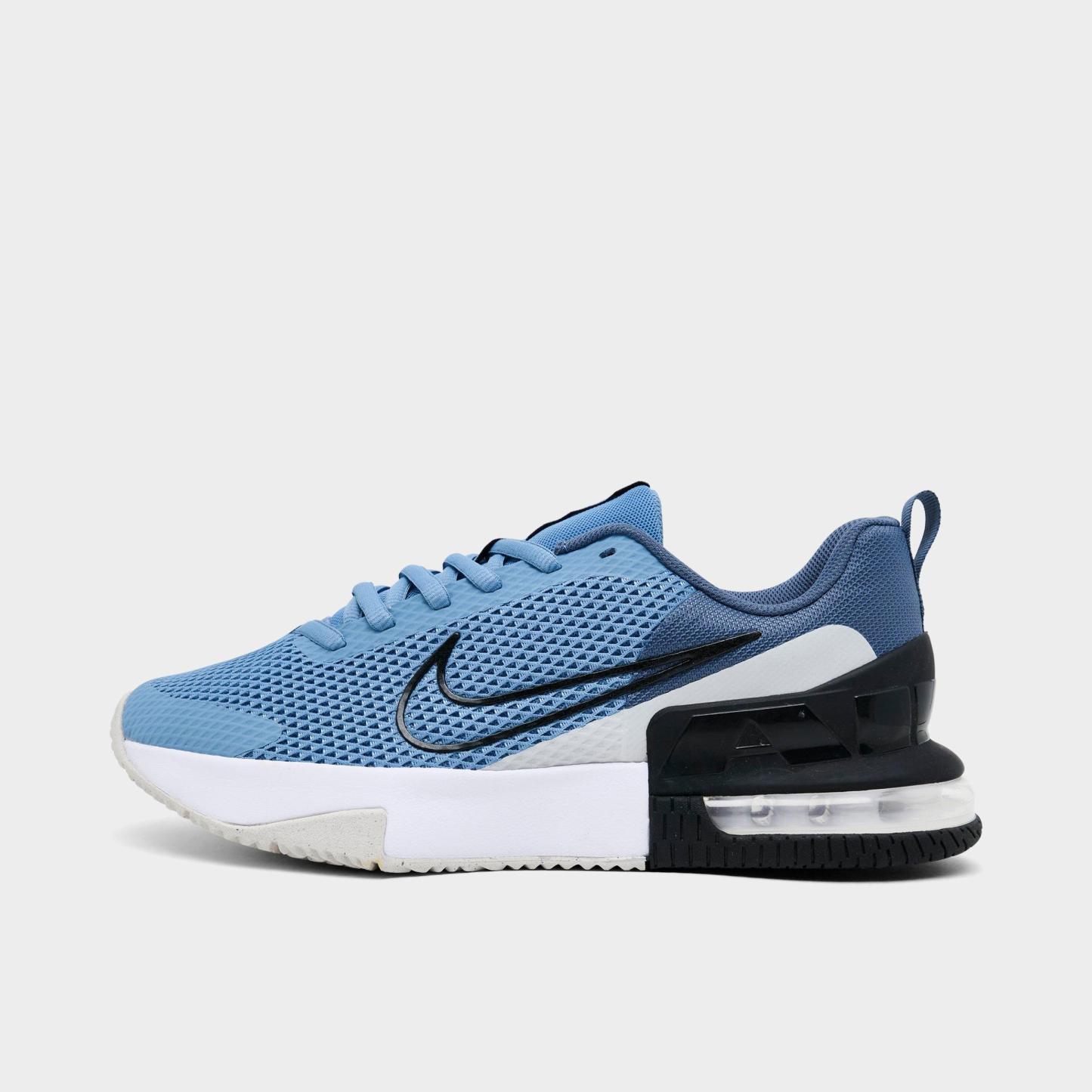 Men's Nithtke Air Max Alpha Trainer 6 Training Shoes - Part 2 - Work Blue/Diffused Blue/Photon Dust/Black - Left shoe facing left. Outside of the shoe.