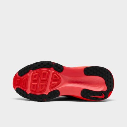 Big Kids' Nithtke Vomero 18 Running Shoes - Part 1 - Black/University Red/Anthracite/Bright Crimson - Bottom view