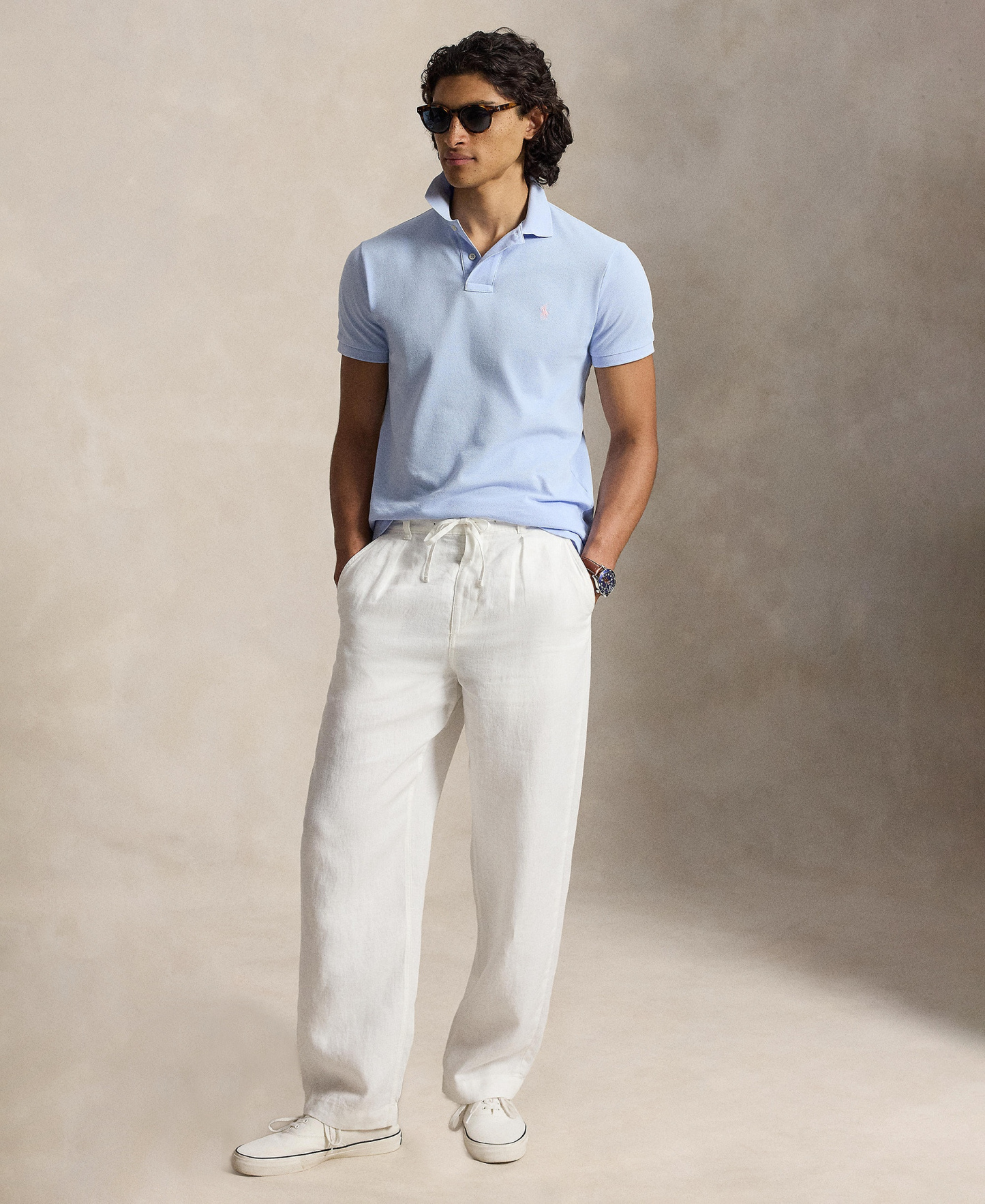 Polo Ralph Lauren Men's Classic-Fit Mesh Polo Shirt - Pebble Blue/C3115