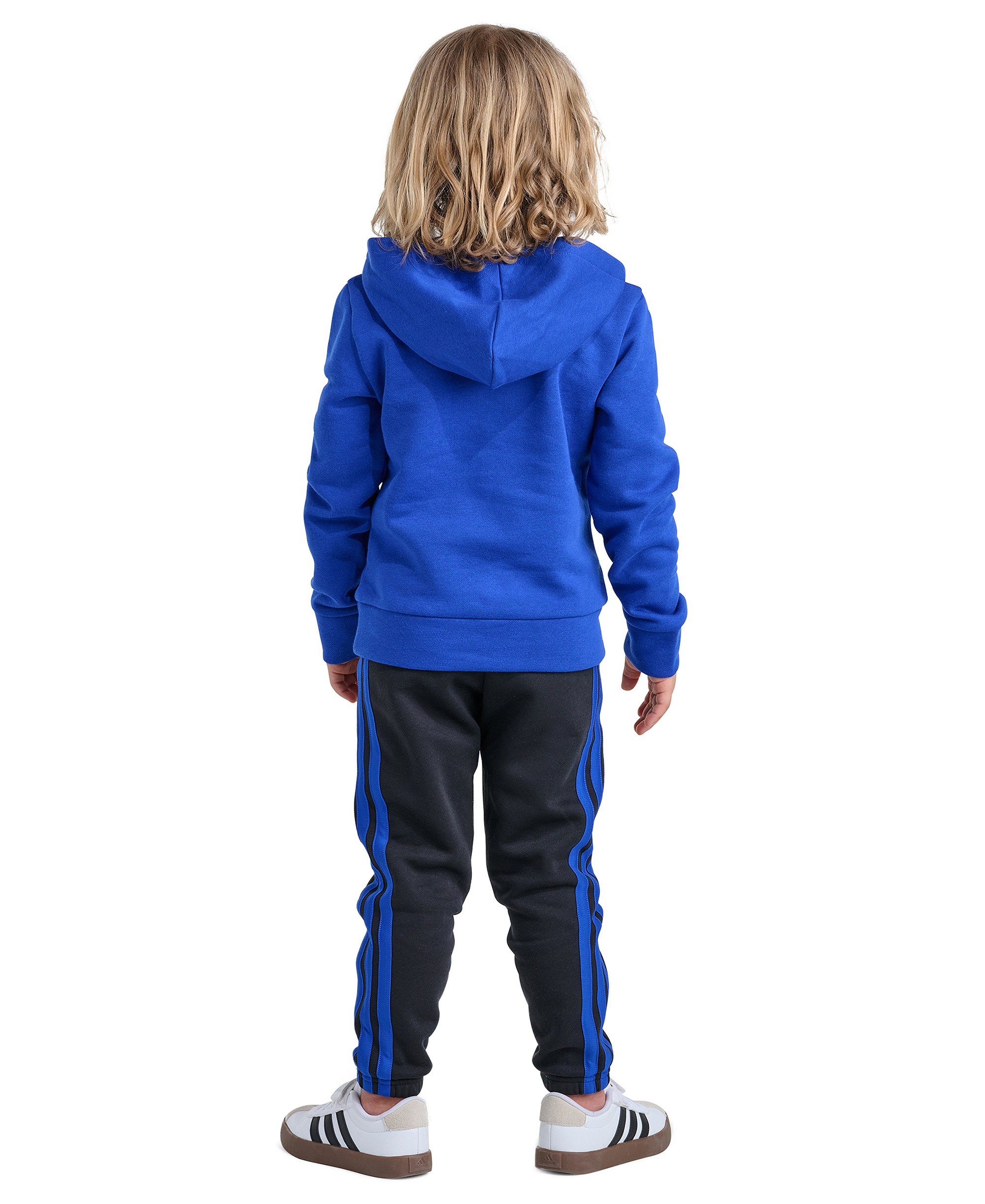 adidas Boys' 2T-7 Long-Sleeve Graphic Sweatshirt and Jogger, 2-Piece Set - Team Royal Blue