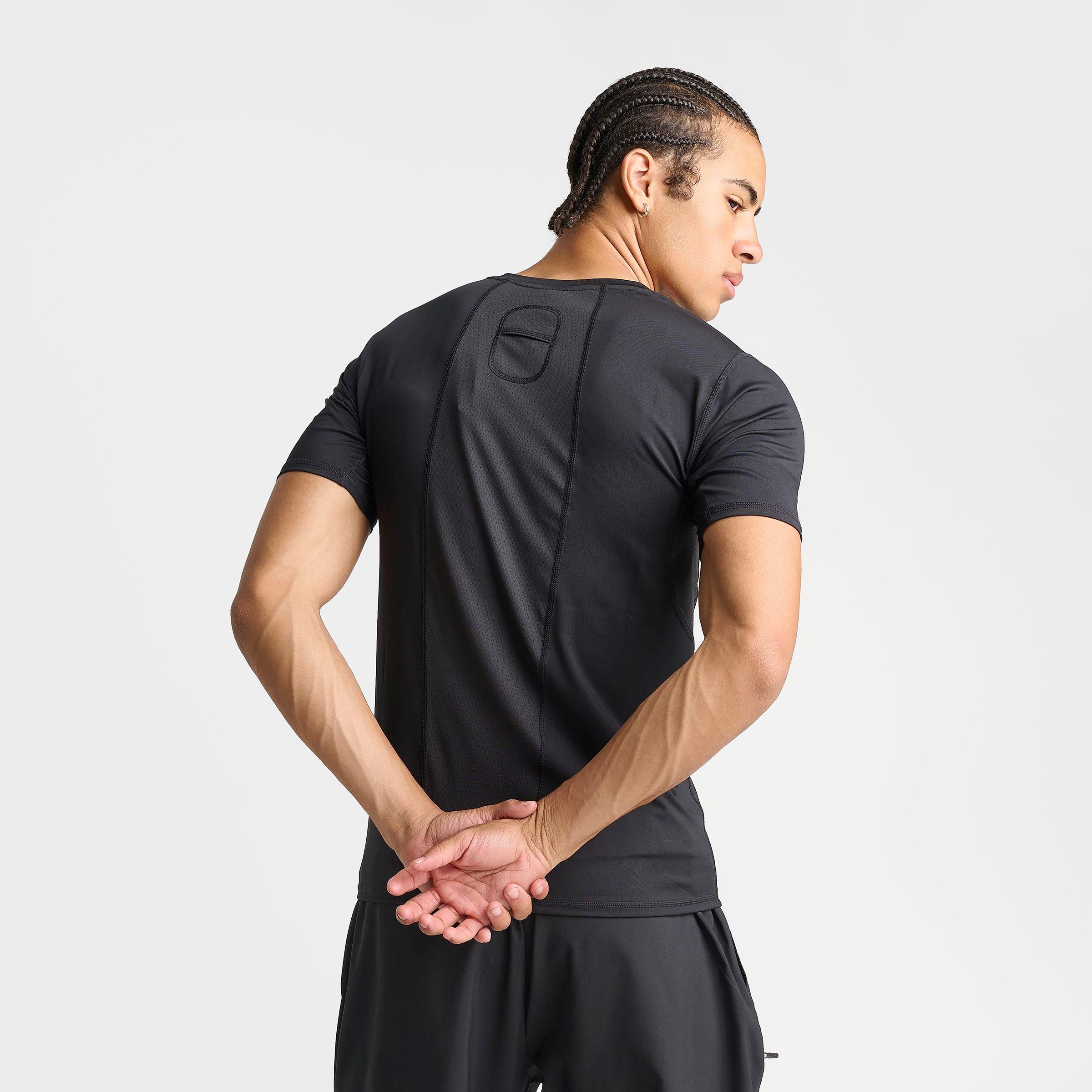 Men's New Balance Pace Compression Training T-Shirt - Team Black - view 4