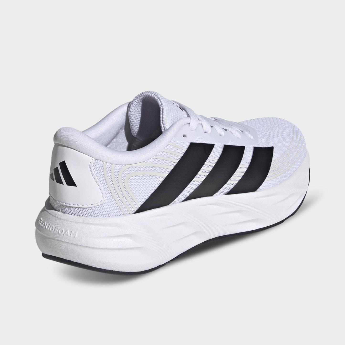 Big Kids' adidas Galaxy 8 Running Shoes - Cloud White/Core Black/Dash Grey - Back view