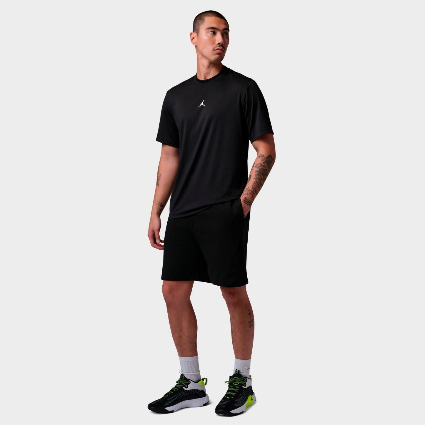 Men's Jordan Sport Hoop Fleece Shorts - Black/Clear - view 2