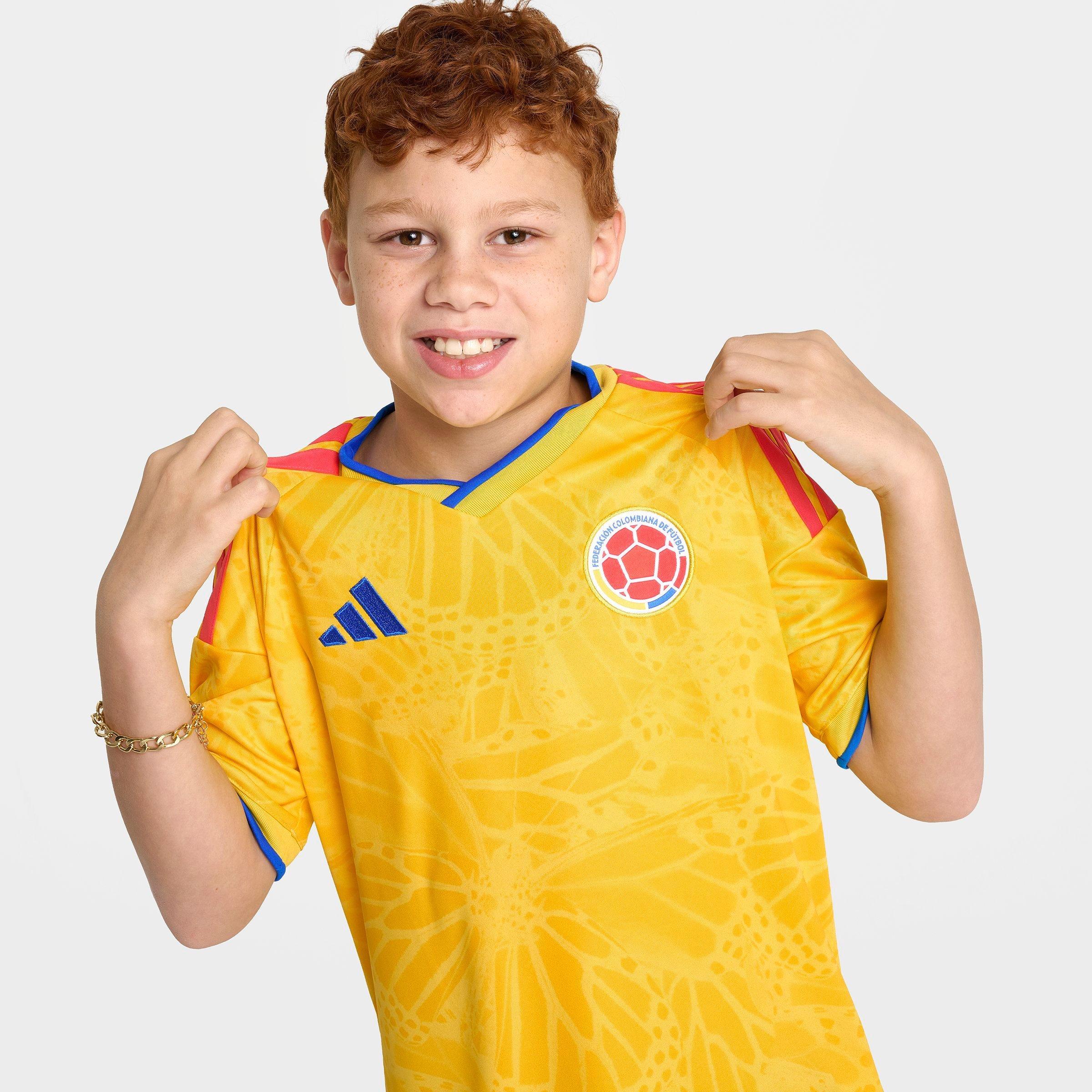 Big Kids' adidas Colombia Home Replica Soccer Jersey - Team Colors