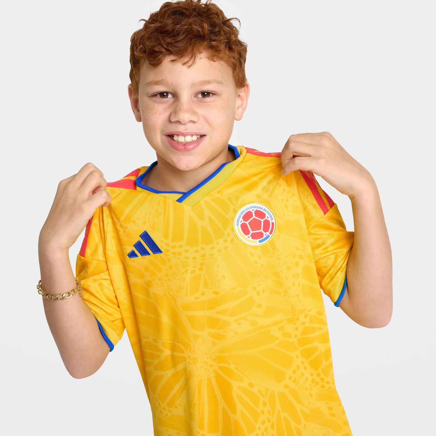 Big Kids' adidas Colombia Home Replica Soccer Jersey - Team Colors