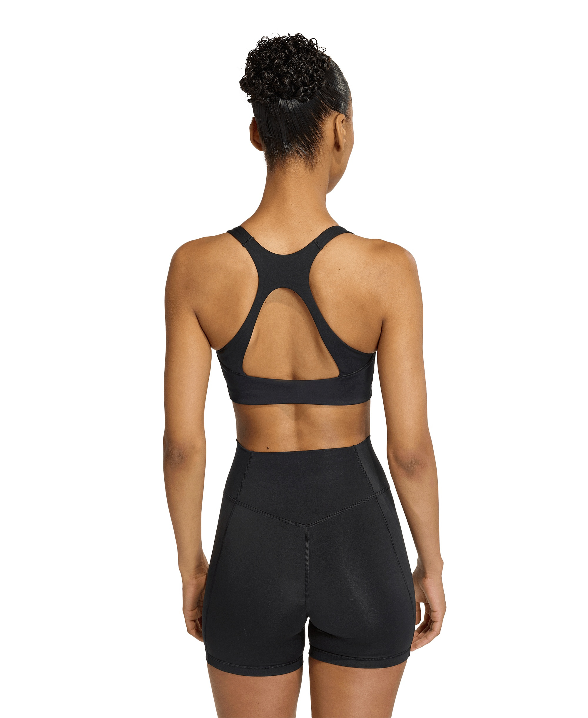 adidas Women's Workout Square Neck Support Bra - Black