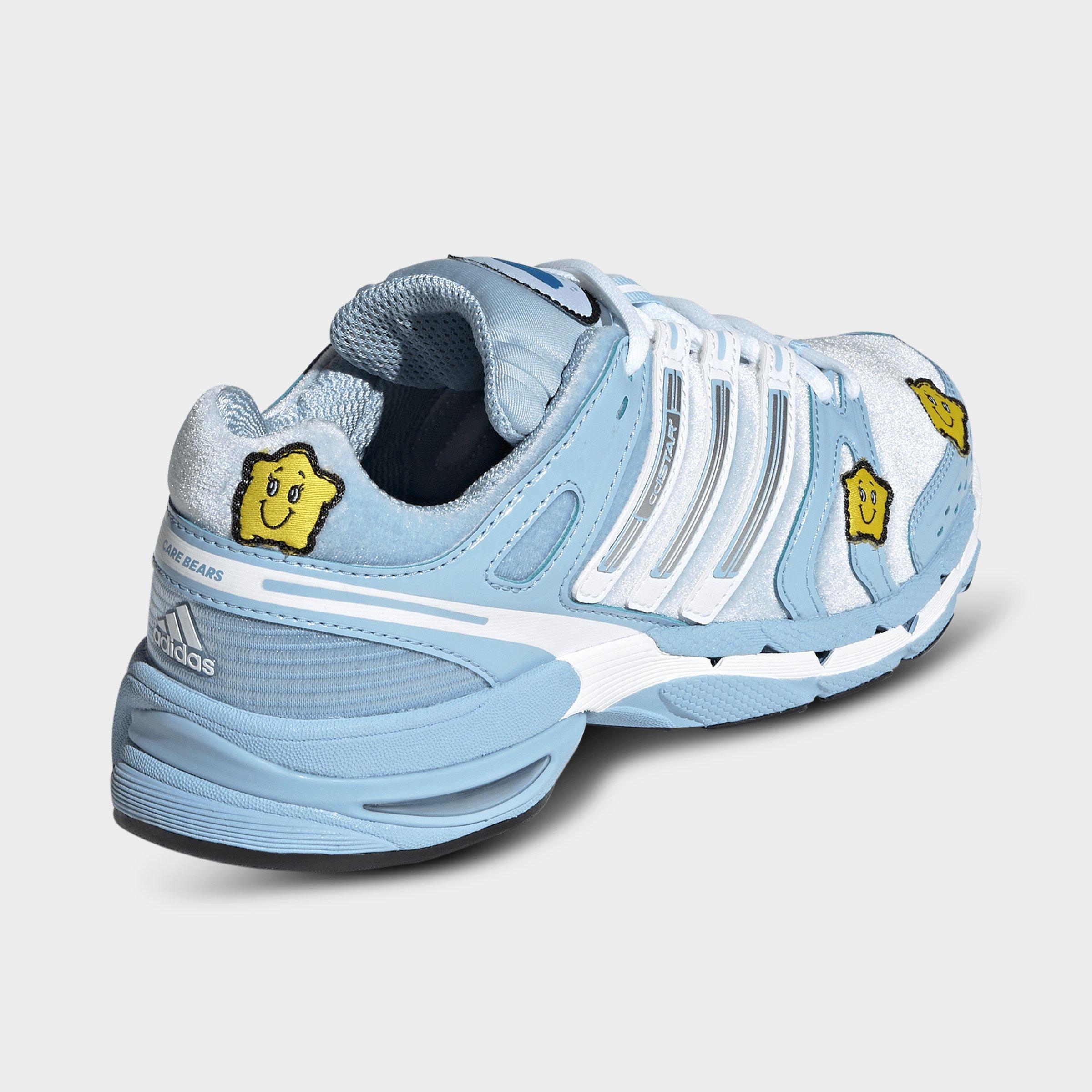 Women's adidas Adistar Control 5 Pony Print Casual Shoes - Part 2 - Clear Sky/Cloud White/Blue Bird - Back view