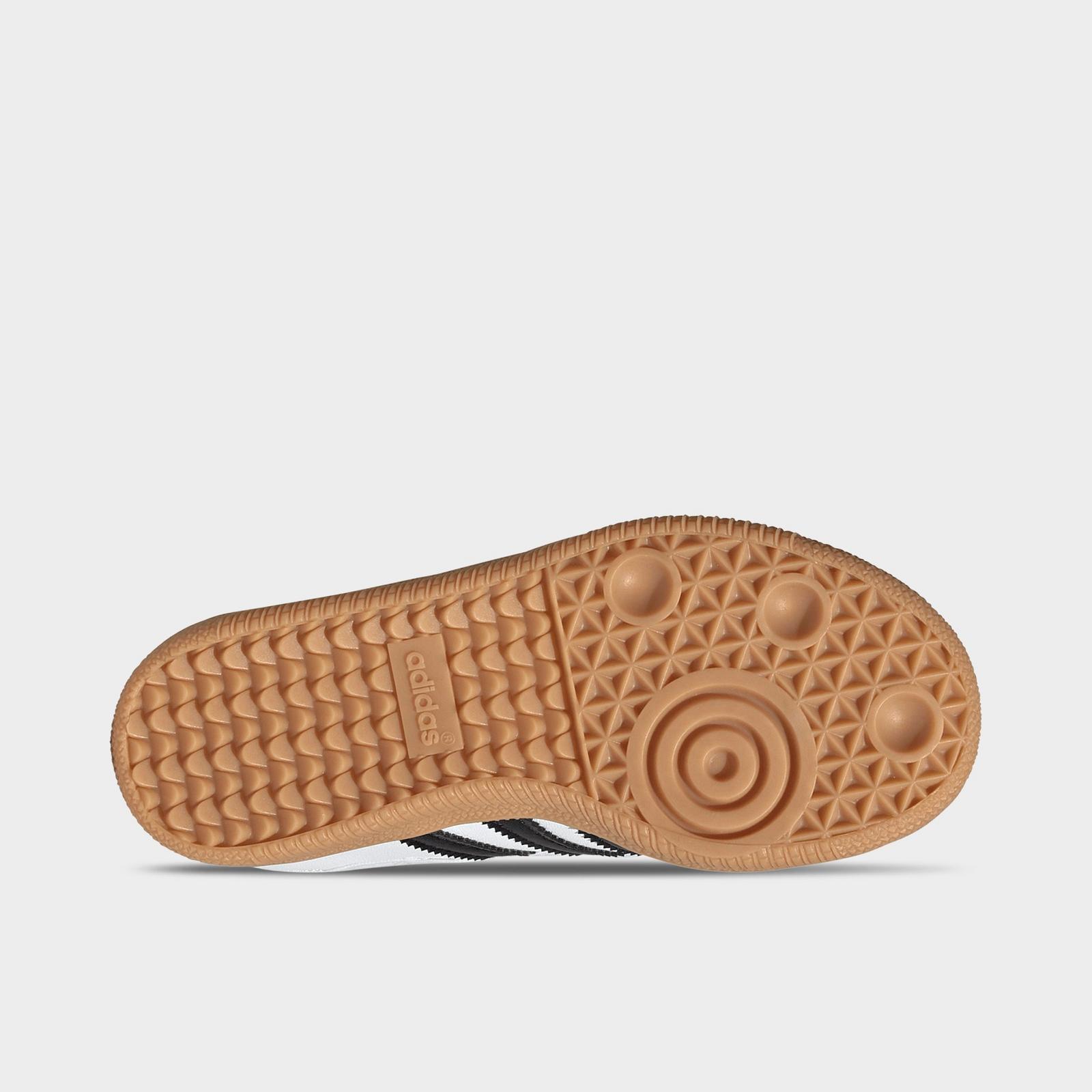 Girls' Little Kids' adidas Originals Samba Jane Casual Shoes - Cloud White/Core Black/Gum - view 6