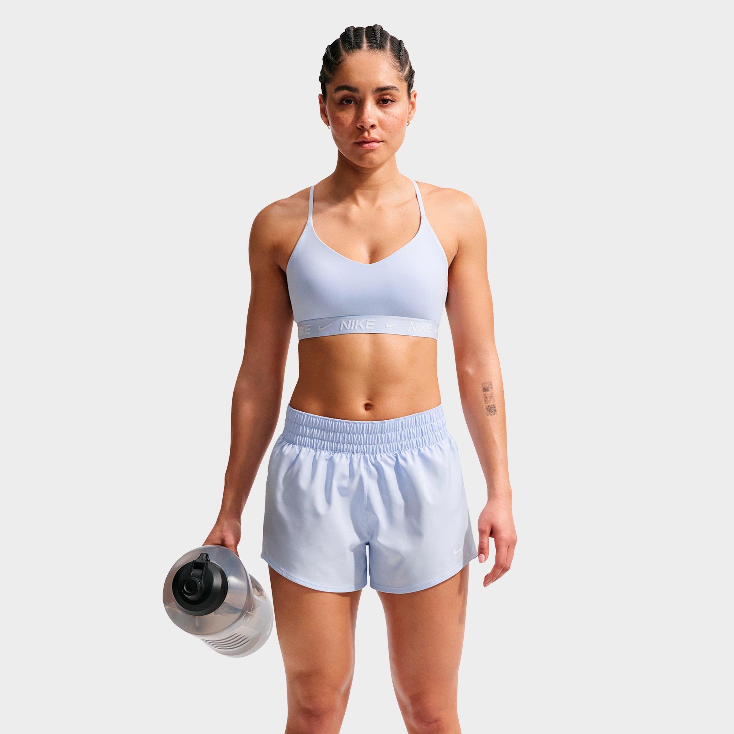 Women's Nithtke Dri-FIT Indy Light Support Padded Adjustable Sports Bra - Hydrogen Blue