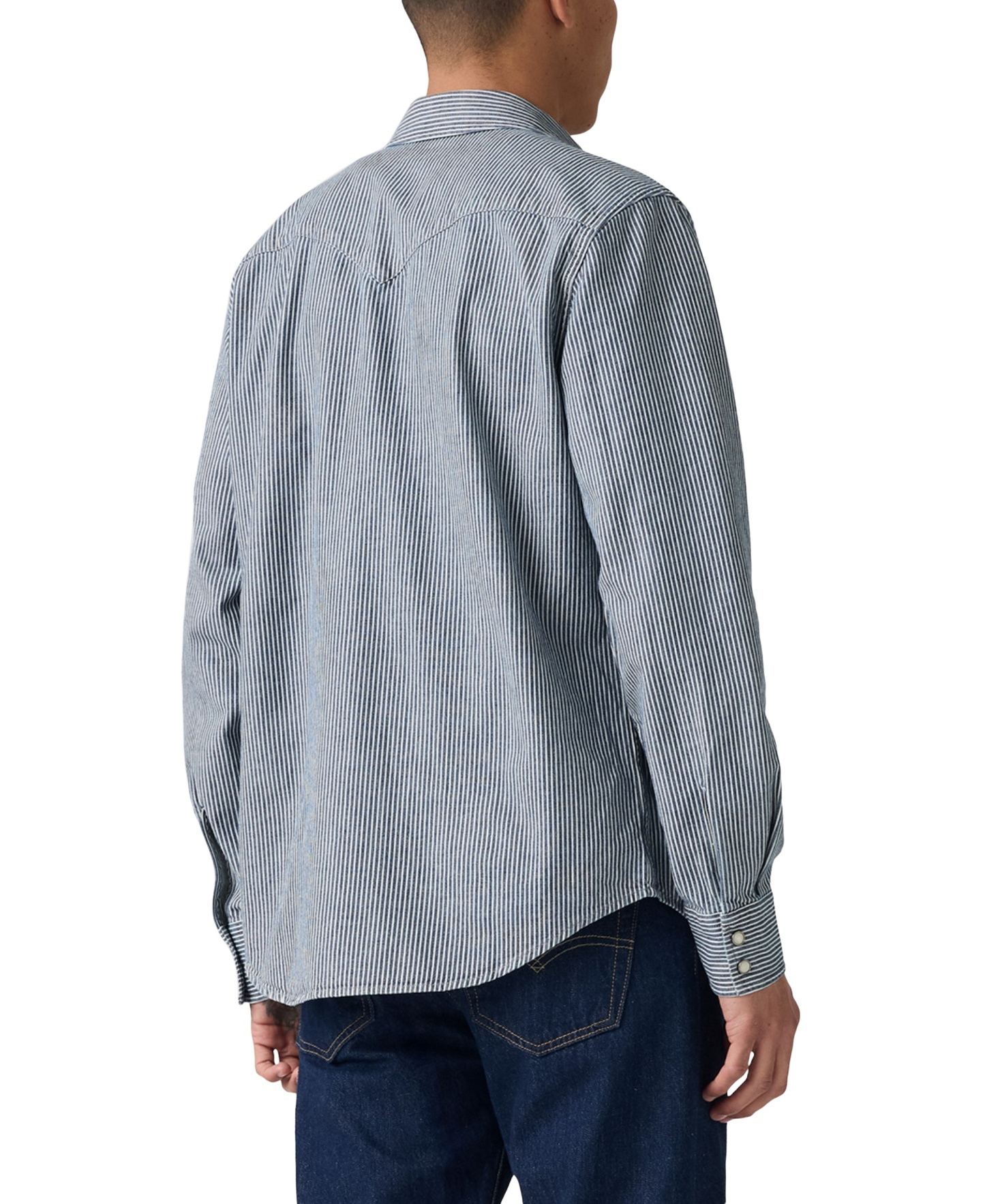 Levi's Men's Classic-Fit Western Shirt - Roadtrip Stripes