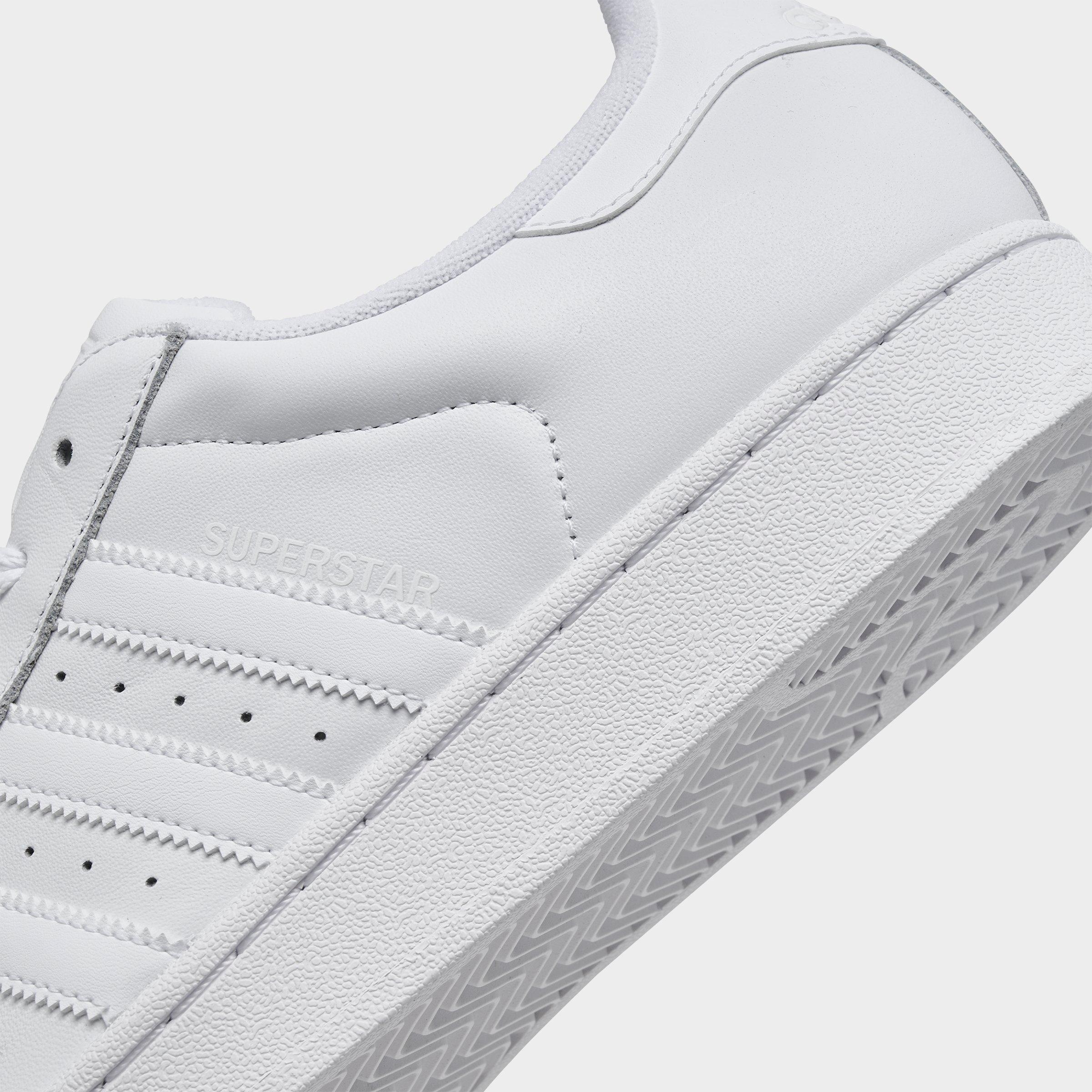 Men's adidas Originals Superstar II Casual Shoes - Part 2 - White/White/White - Detail shot