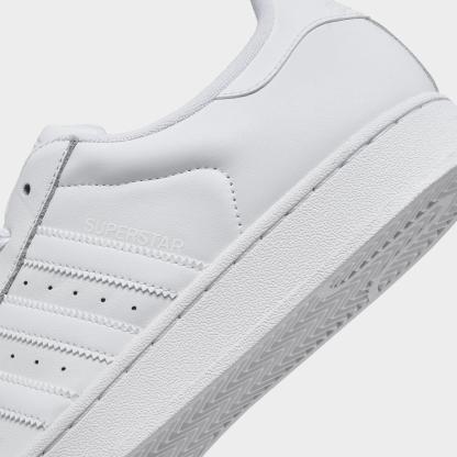 Men's adidas Originals Superstar II Casual Shoes - Part 2 - White/White/White - Detail shot