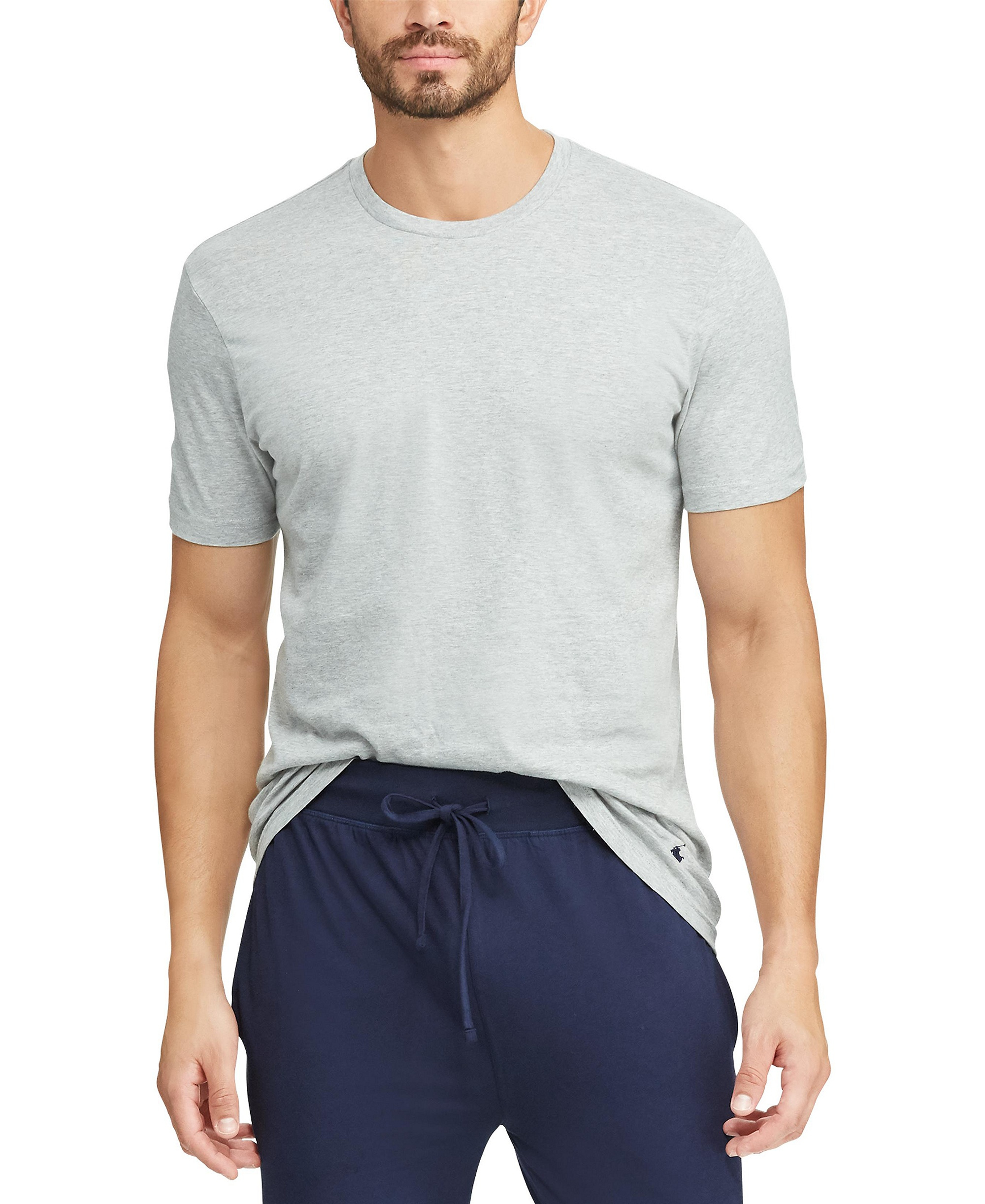 Polo Ralph Lauren Men's 3-Pack Classic Undershirts - Andover / Bali Blue / Cruise Navy