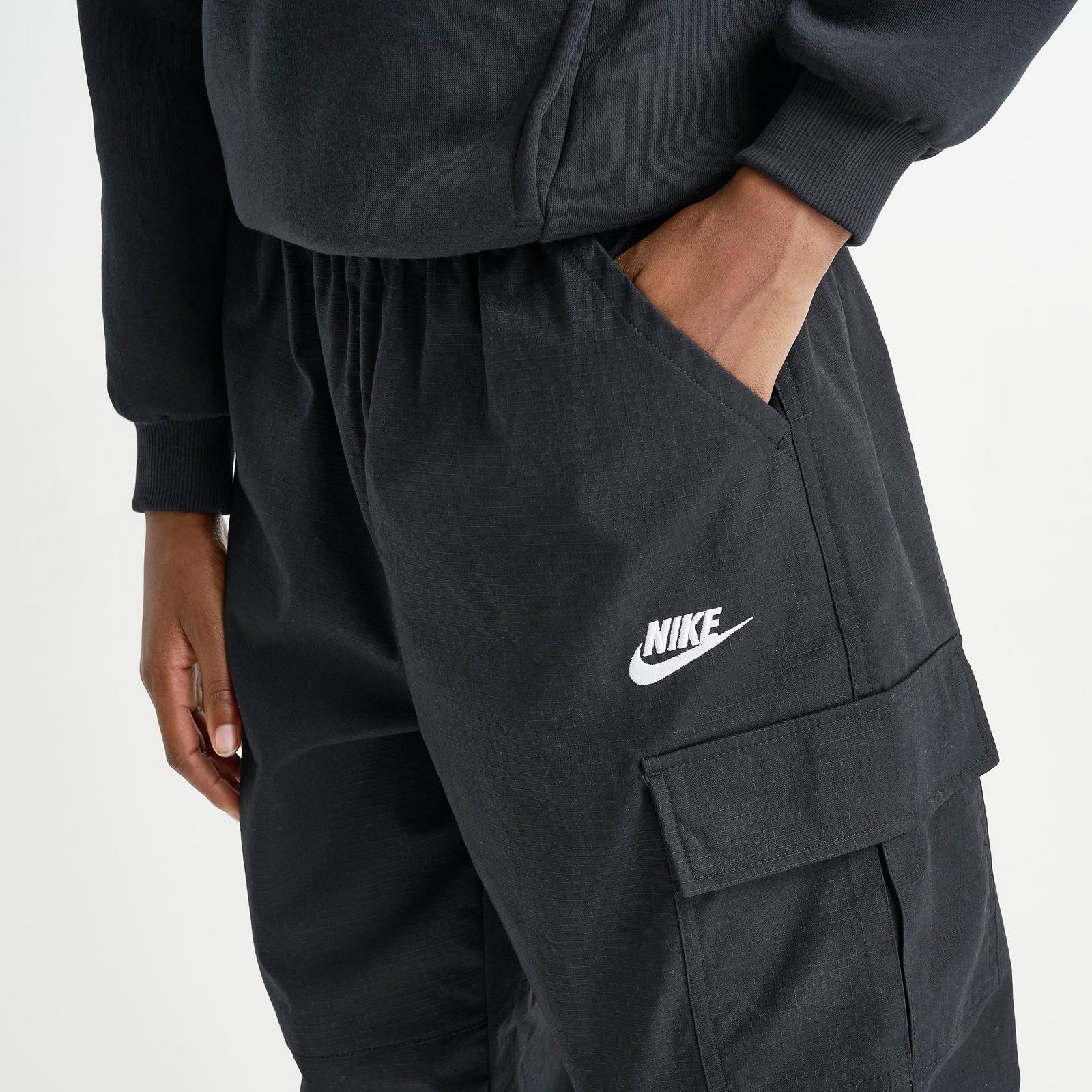 Big Kids' Nike Sportswear Club Woven Cargo Pants - Black