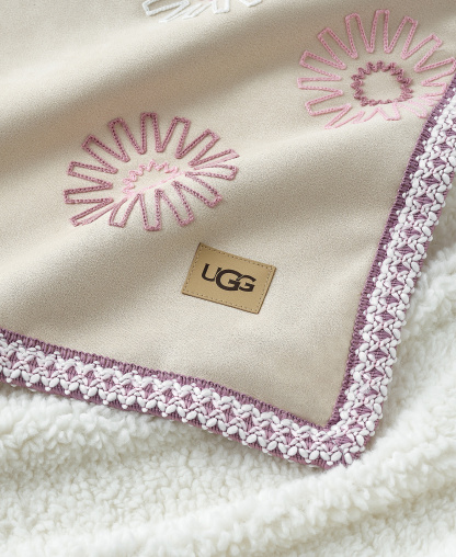 Kirkwood UGG Braid Throw, 50" x 70" - Cream