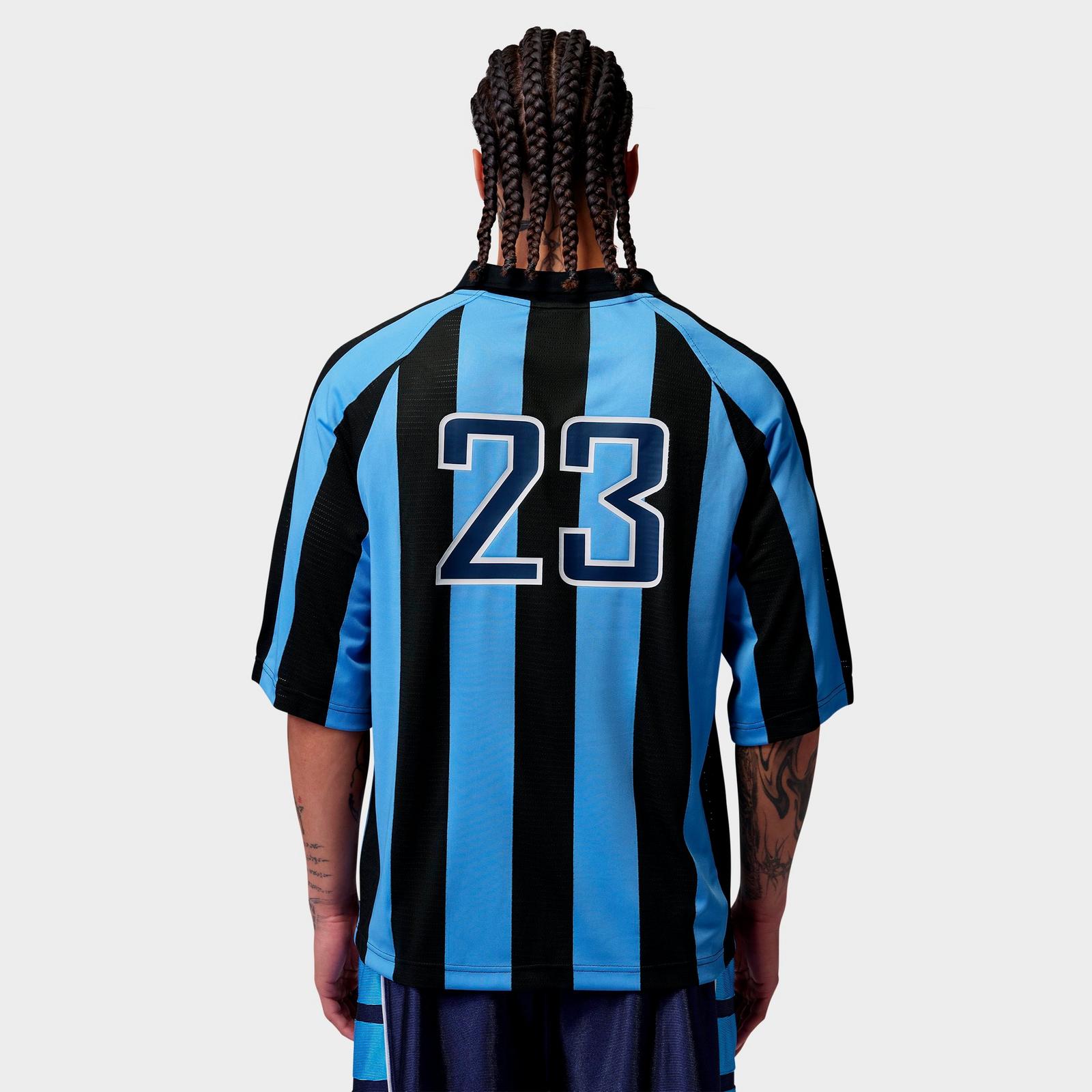 Men's Jordan Brooklyn Terrace Top - University Blue/Black/University Blue - view 3