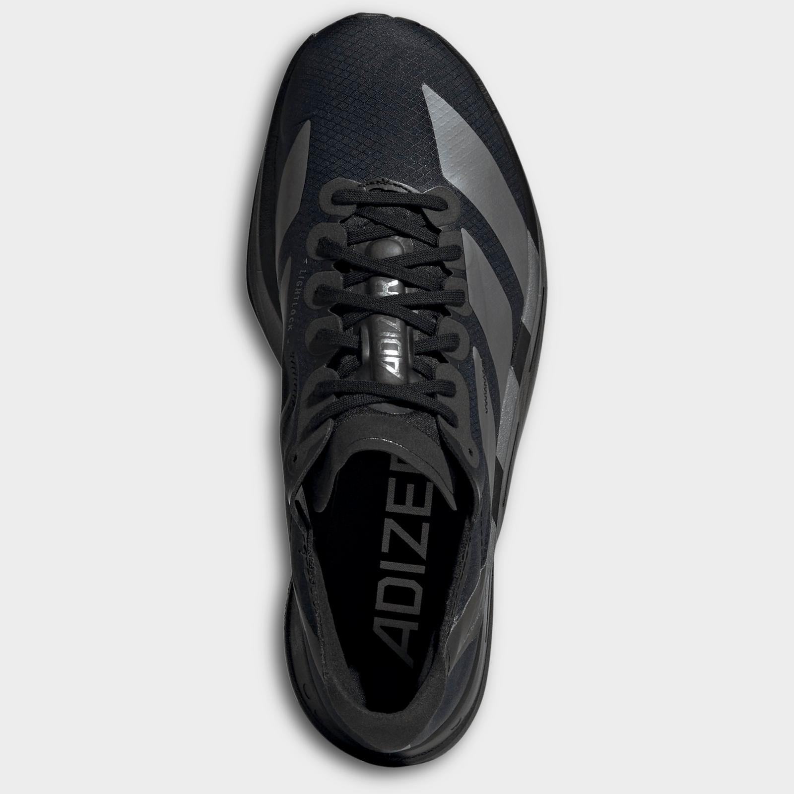 Men's adidas Adizero Adios Pro 4 Running Shoes - Core Black/Iron Metallic/Carbon - view 5