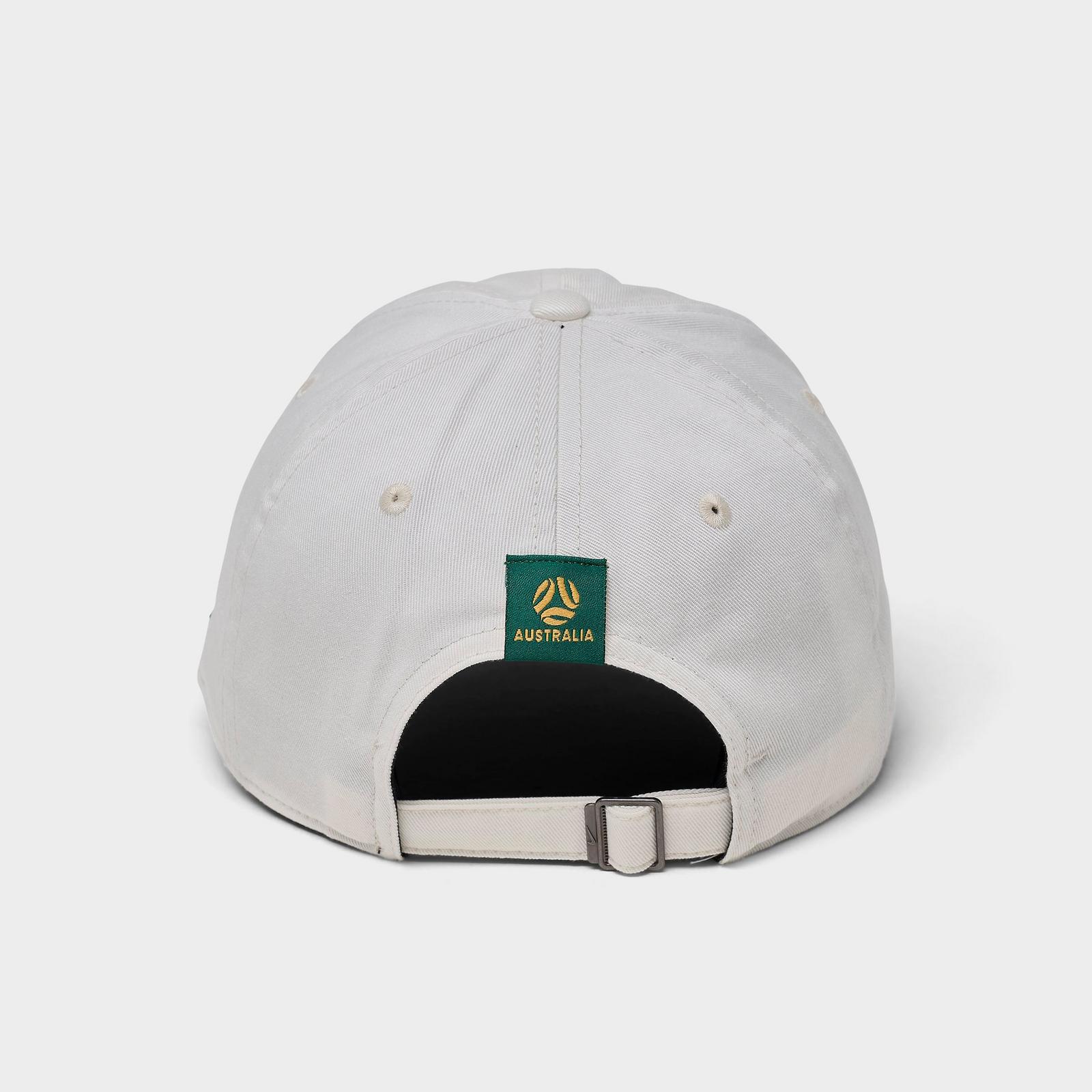 Nike Australia Soccer Club Strapback Hat - Sail/Mystic Green/Sport Gold