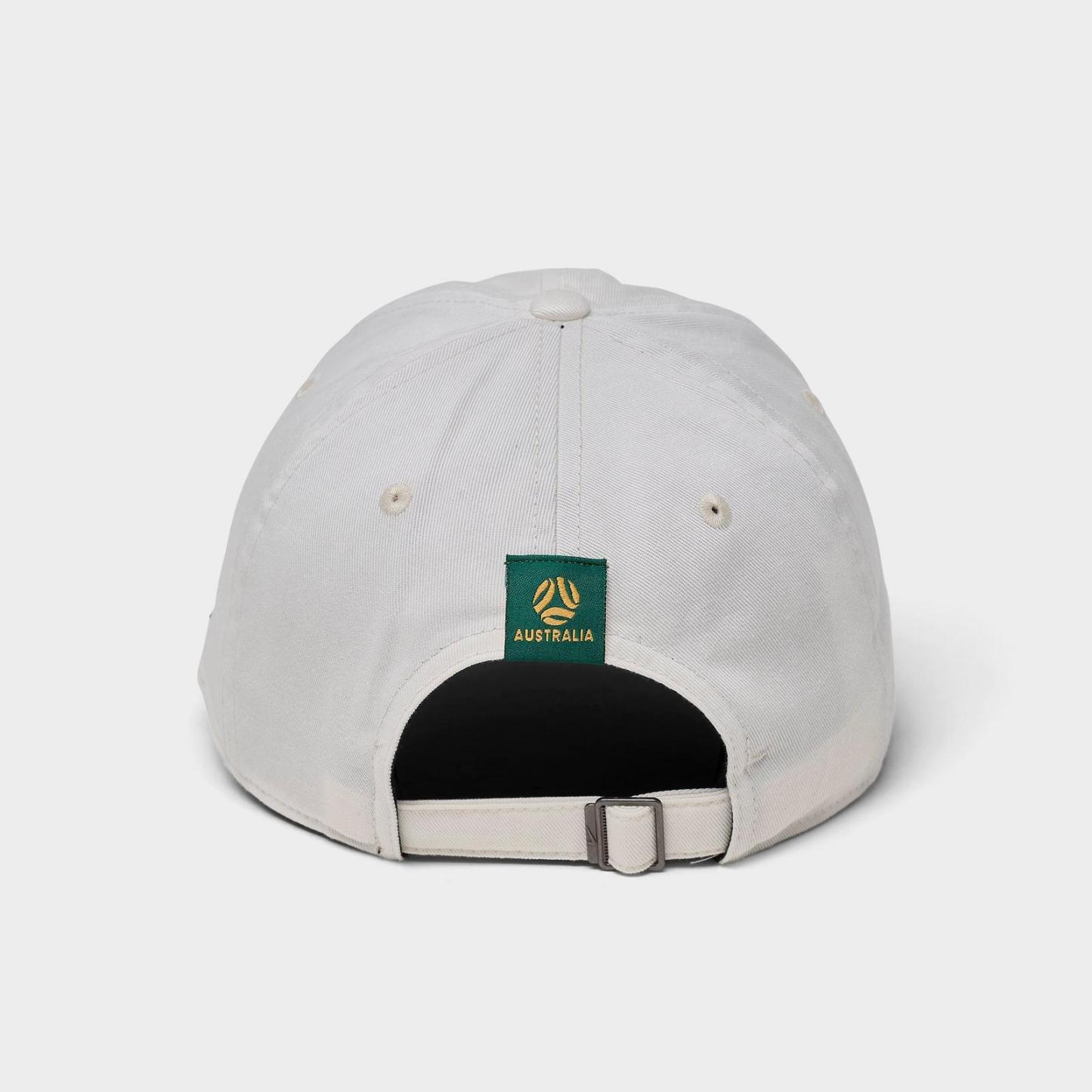 Nike Australia Soccer Club Strapback Hat - Sail/Mystic Green/Sport Gold