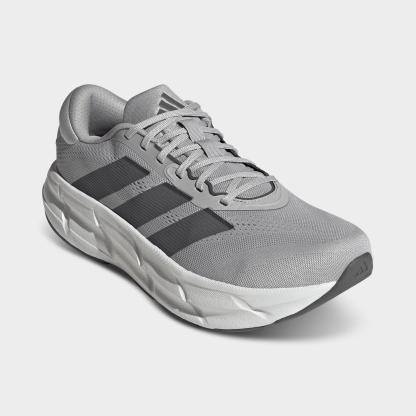 Men's adidas Questar 4 Running Shoes - Grey/Grey/Iron Metallic - Both shoes facing left