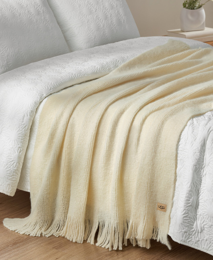 UGG® Margot Knit Throw, 50" x 70" - Chick