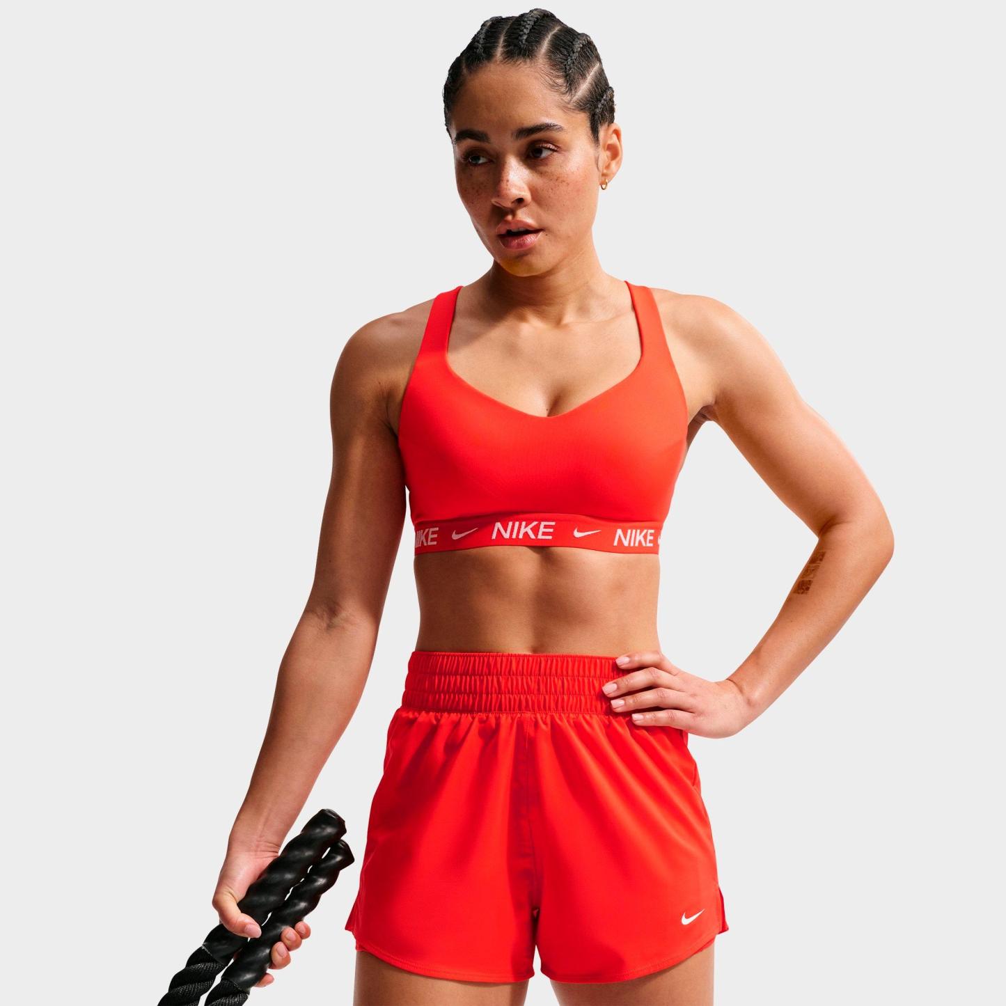 Women's Nithtke Dri-FIT Indy High Support Sports Bra - Light Crimson
