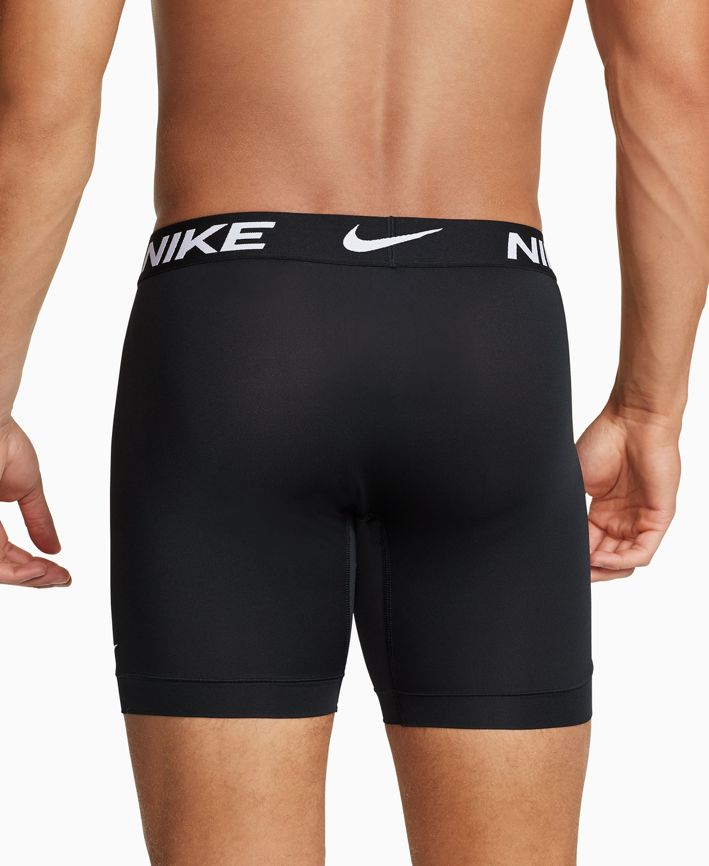 Nike Men's 3-Pack Dri-FIT Essential Micro Long Boxer Briefs - Black