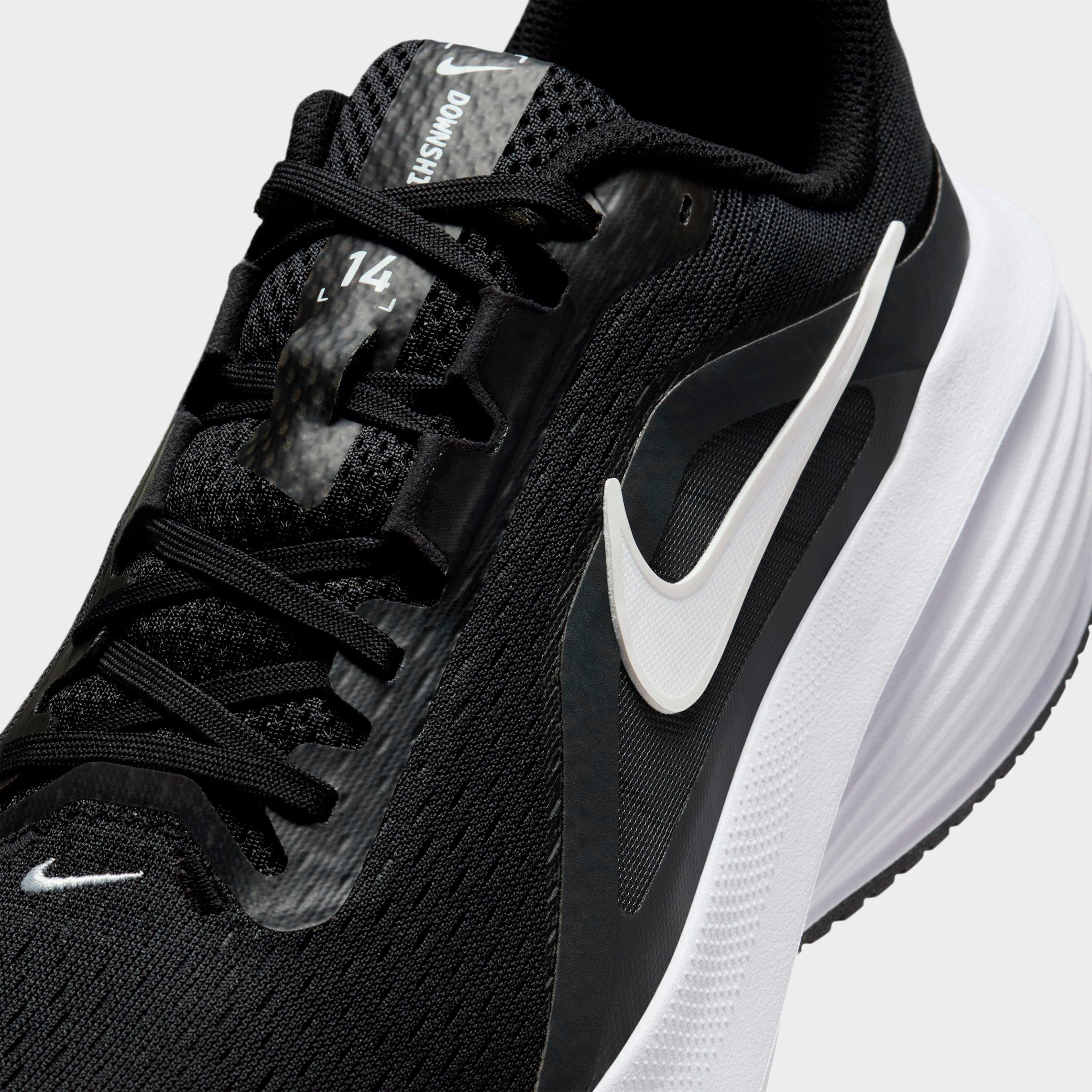 Men's Nithtke Downshifter 14 Running Shoes - Black/Anthracite/Wolf Grey/White - Detail shot