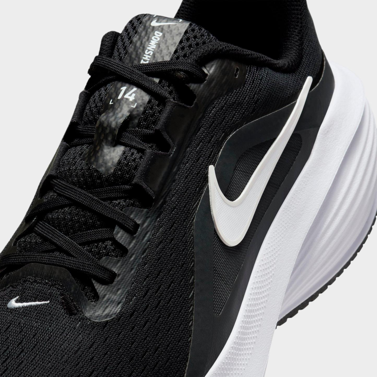Men's Nithtke Downshifter 14 Running Shoes - Black/Anthracite/Wolf Grey/White - Detail shot