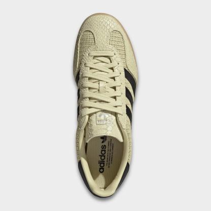 Men's adidas Originals Gazelle Indoor Casual Shoes - Dual Yellow/Core Black/Gum - Top view