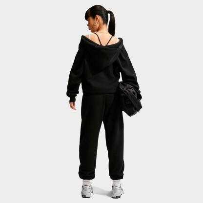 Women's Nithtke Studio Fleece Medium-Weight Full-Zip Hoodie - Total Black/Sail