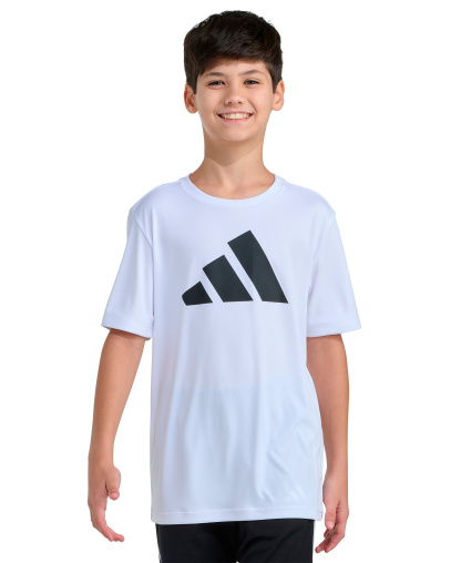 adidas Boys' 8-20 Graphic Print Crewneck T-Shirt - Blue