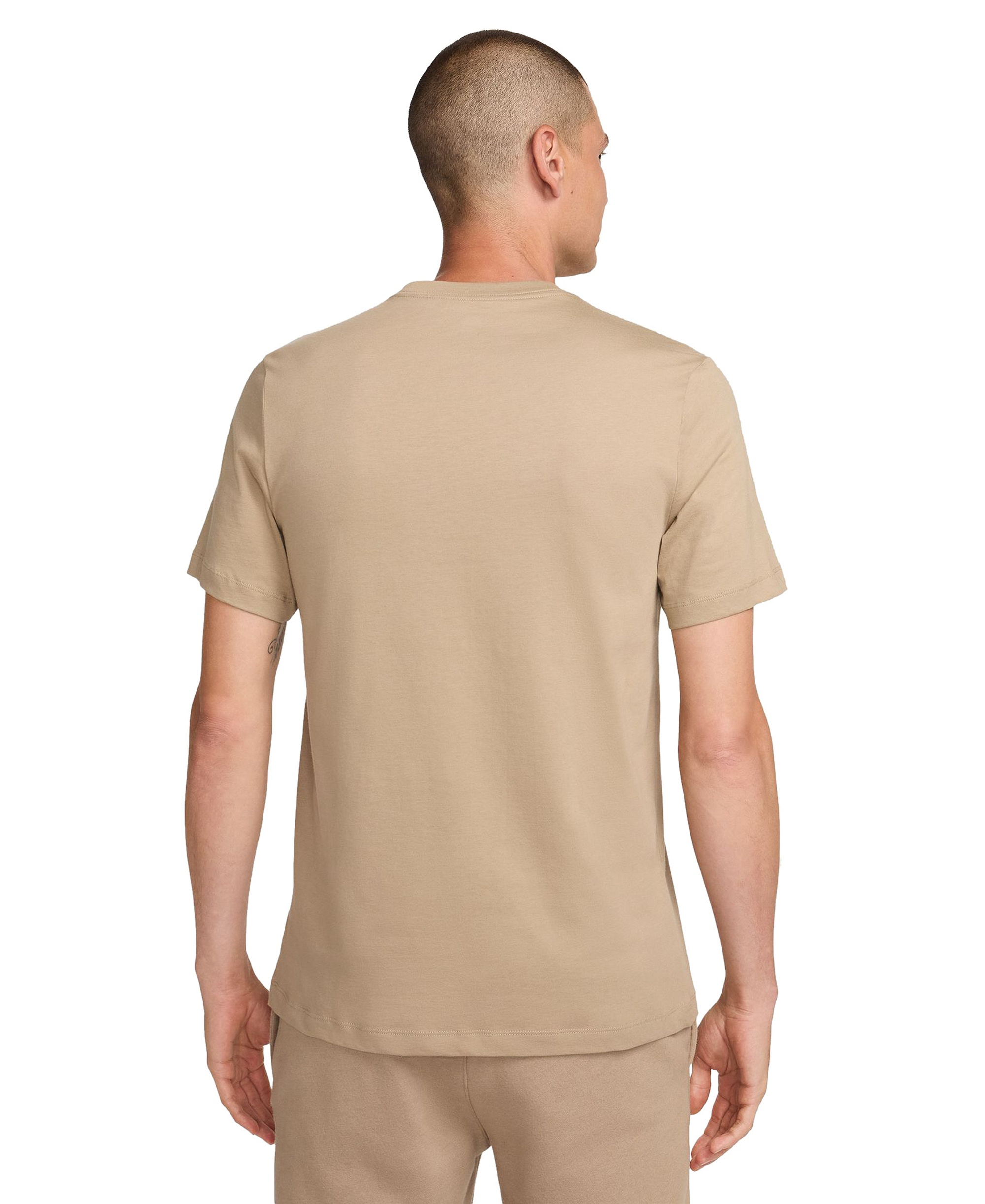 Nike Men's Sportswear Club Crewneck T-Shirt - Beige