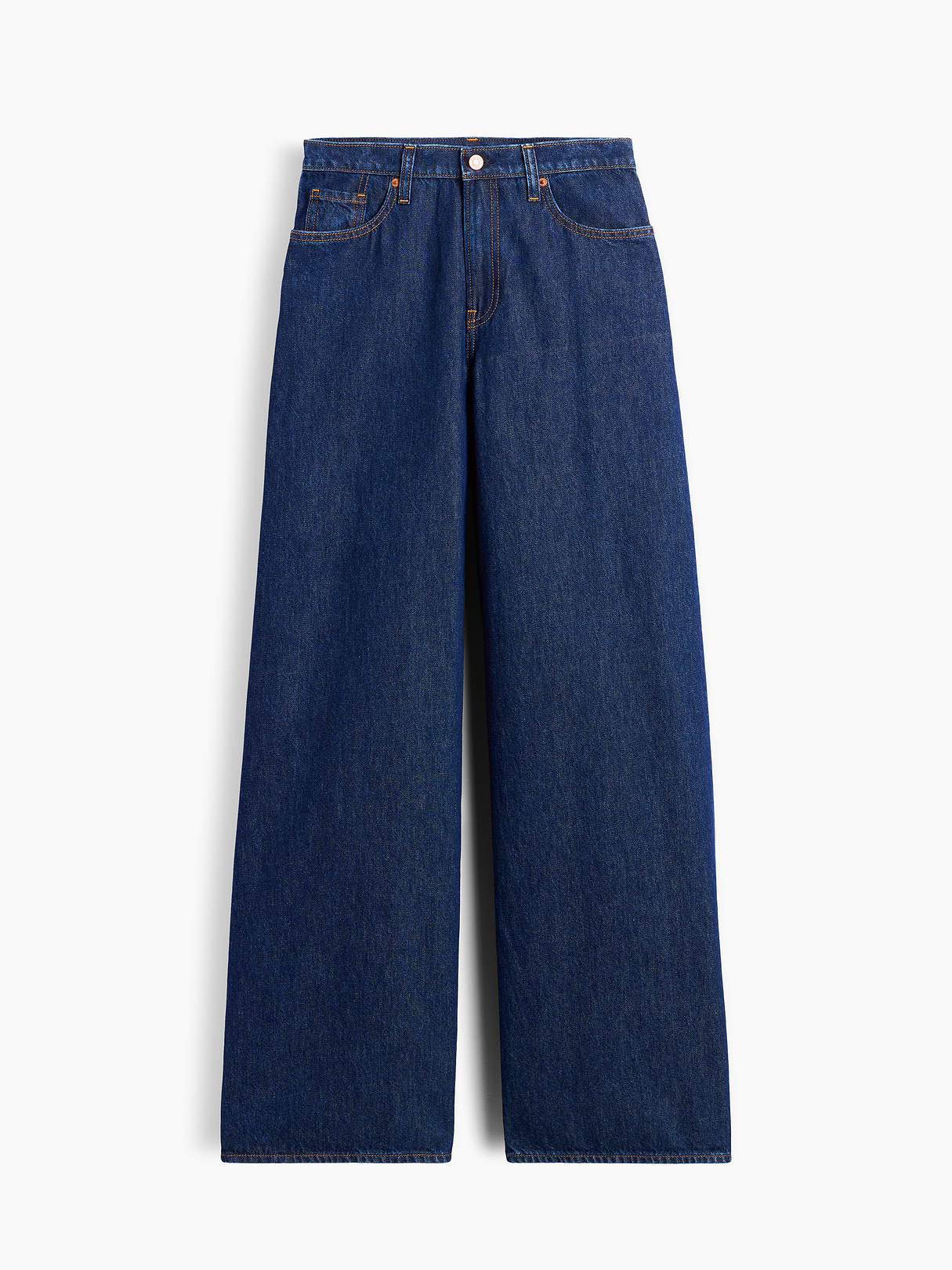 Low Slung Extra Baggy Jeans - Dark rinse