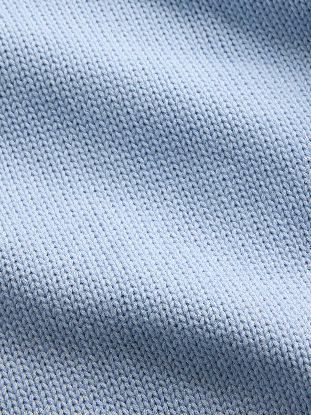 100% Cotton Rollneck Sweater - Sail blue