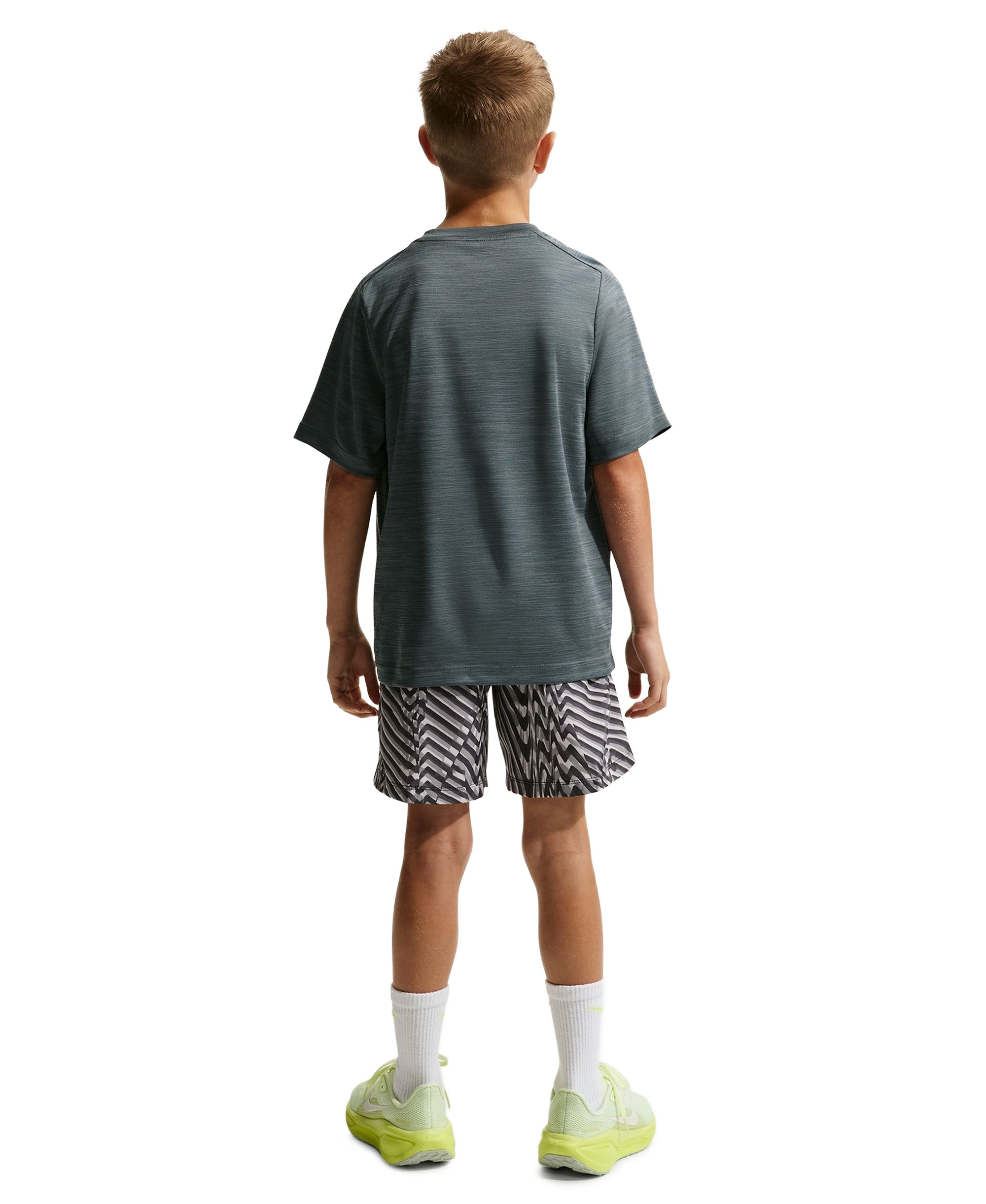 Nike Boys' 8-20 Dri-FIT Woven Training Shorts - Black/White