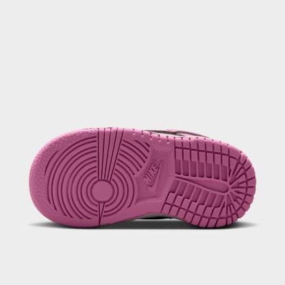 Kids' Toddler Nithtke Dunk Low Casual Shoes - Tattoo/Pale Ivory/Light Magenta - Bottom view
