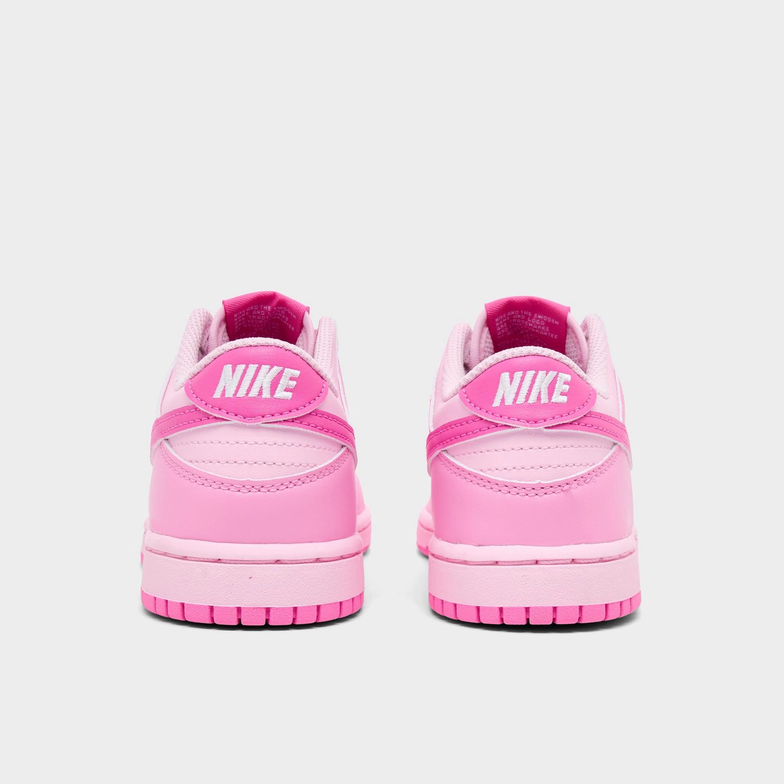 Girls' Little Kids' Nike Dunk Low Casual Shoes - Pink Rise/Playful Pink/Pink Foam/White