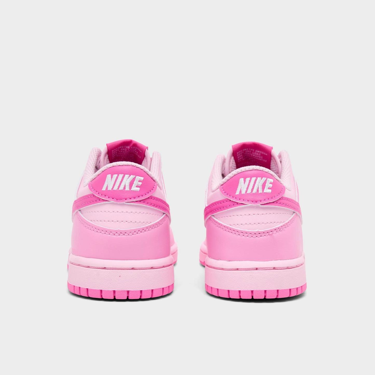 Girls' Little Kids' Nike Dunk Low Casual Shoes - Pink Rise/Playful Pink/Pink Foam/White