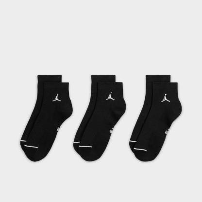 Jordan Everyday Ankle Socks (3-Pack) - Black/White - view 2