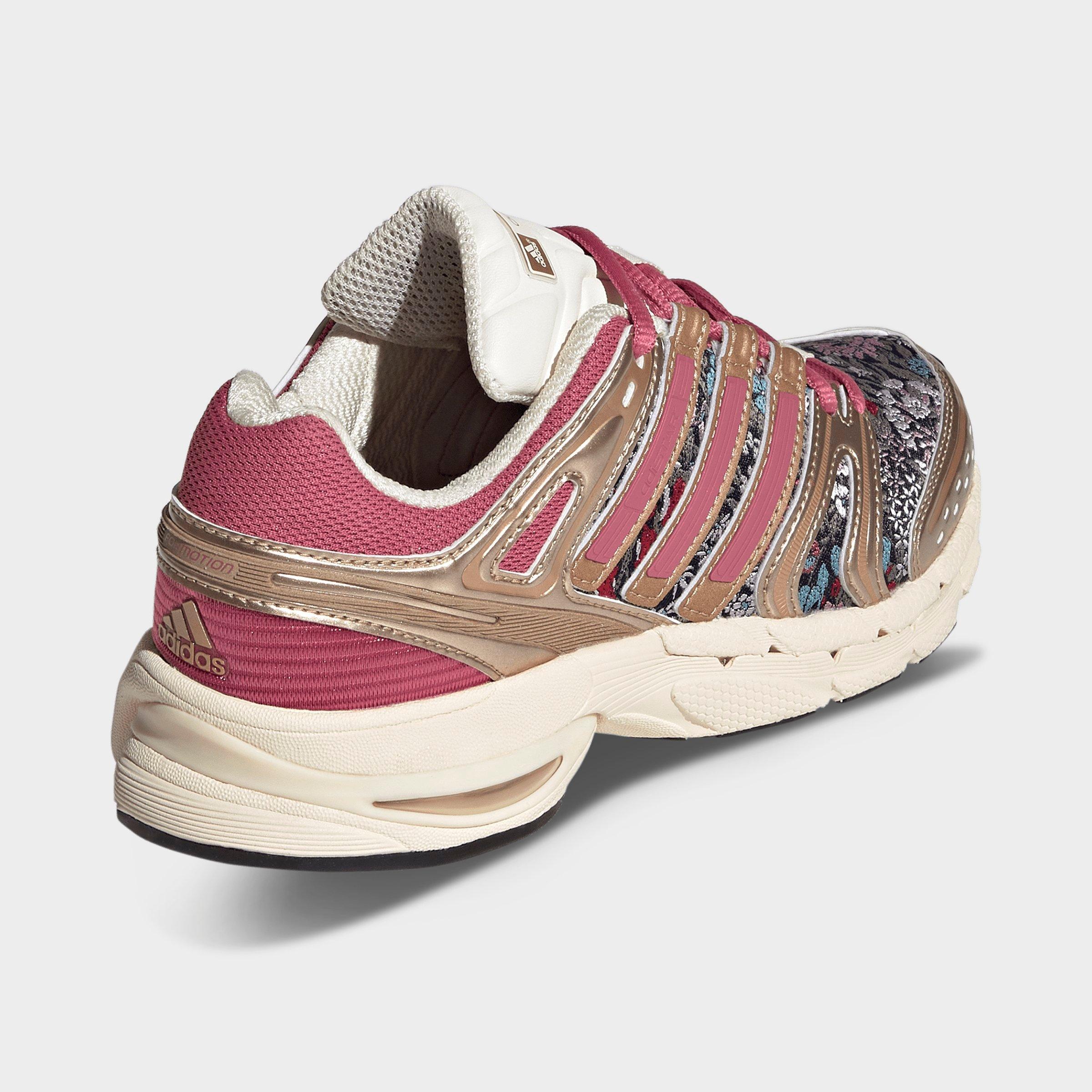 Girls' Big Kids' adidas x Liberty London Adistar Control 5 Casual Shoes - Cream White/Dual Magenta/Core Black - Back view